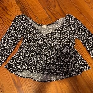 A light flower long sleeve shirt from Pacsun.